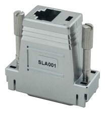 VSI Adapter SubD 15 pins on RJ45/FCC68, incl. output signal configuration 0-10 V Compatible with Leybold PTR225 and Inficon PEG100 series