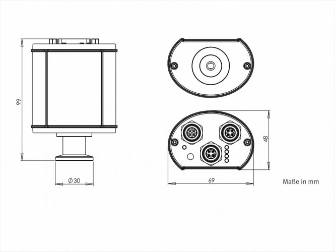 Piezo / Pirani, absolute pressure 1200 - 1.0e-4 mbar and relative pressure -1260 ... +940 mbar,  metal sealed, DN16KF, EtherCAT