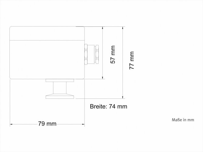 Piezo, 1200-1 mbar, DN16KF, electrical connection Phoenix screw terminals, inverted switching logic