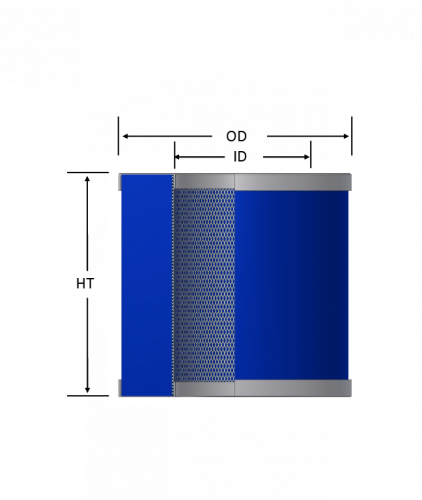 Filtrační vložka 384S (wire mesh)