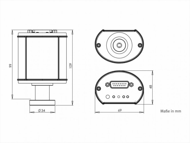 Pirani, 1000-1e-4 mbar,  metal sealed, DN16KF, display