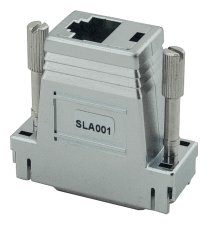 VSM Adapter SubD 15 pins on RJ45/FCC68, incl. output signal configuration 0-10 V Compatible with Leybold PTR90 and Inficon MPG400 & 500 series