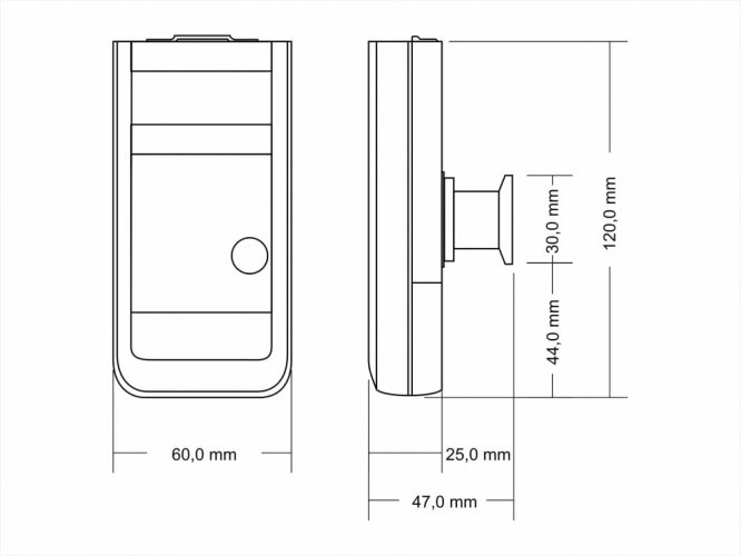 Piezo, 1600-1 mbar, DN16KF with G1/4 female thread, USB-interface