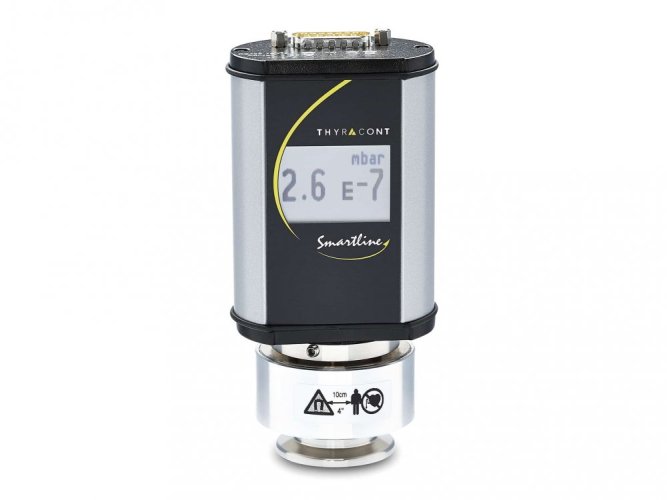Cold cathode / Pirani, 1000-5e-9 mbar, metal sealed, DN25KF, display