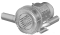 double stage blower SG series, 3 ph (4,3 kW, 320 m3/h; -360/380 mbar, G 2")