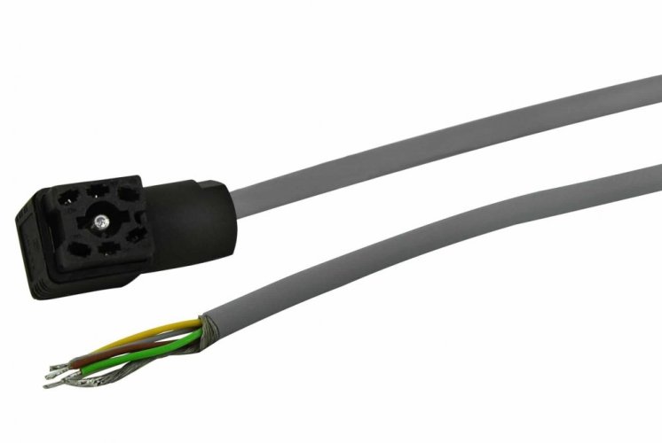 Measuring cable, 10m, for Analogline, Hirschmann, 0-10 V, shielded with open ends (for VSC43MV, VSP6XMV, VCP63MV)