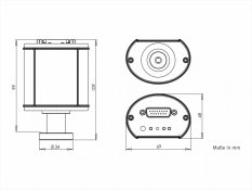 Pirani, 1000-1e-4 mbar,  metal sealed, DN16KF, display