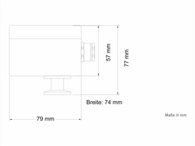 Piezo, 1200-5 mbar, DN16KF, electrical connection Phoenix screw terminals