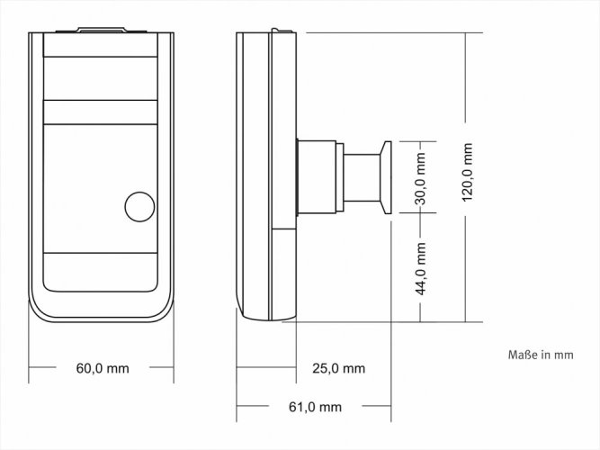 Piezo / Pirani, 1200-5e-4 mbar, USB-interface