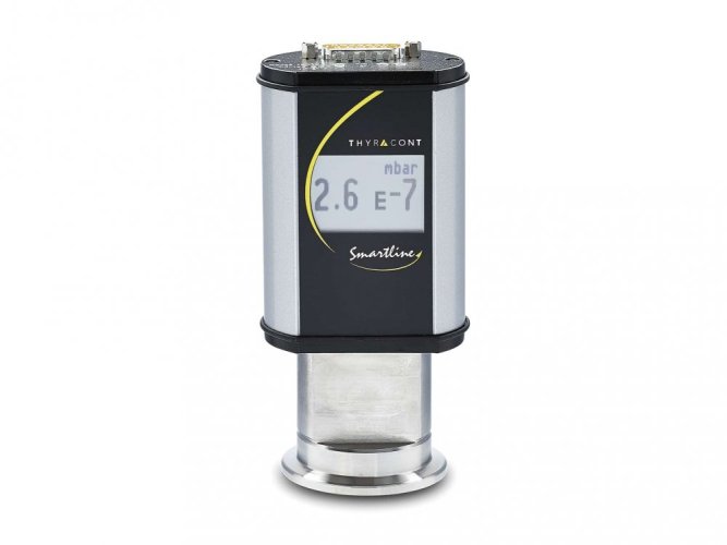Hot cathode / Pirani, 1000-5e-10 mbar,  metal sealed, DN40CF, display